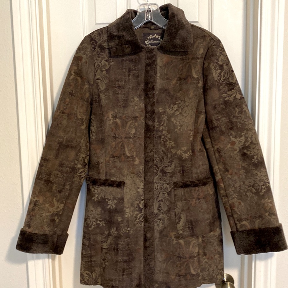 Mesmerize Small super soft 100% poly suede coat